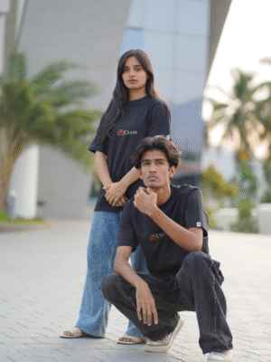 CHAOS Handwritten Style Black T-shirt