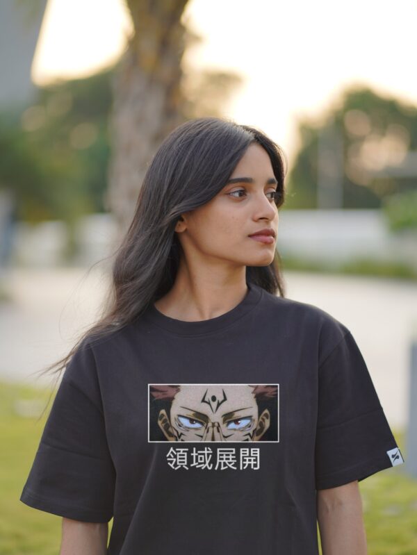 Anime-Inspired Black Graphic T-Shirts