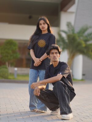Golden Solar Mandala T-shirt