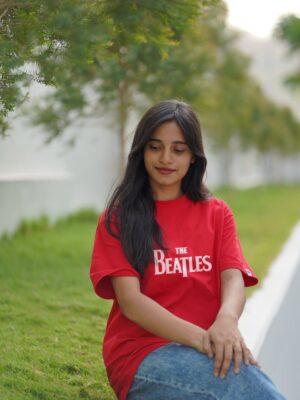 The Beatles Red T-Shirt - Classic Rock Band Edition