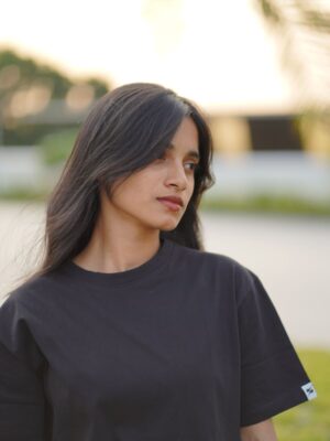 Classic Black Plain T-shirt