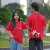 BLACKMYTH Bold Graphic Red T-Shirt