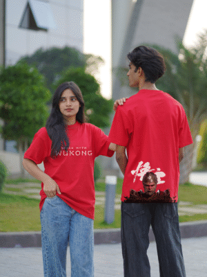 BLACKMYTH Bold Graphic Red T-Shirt