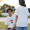Awesome Typography White T-Shirt