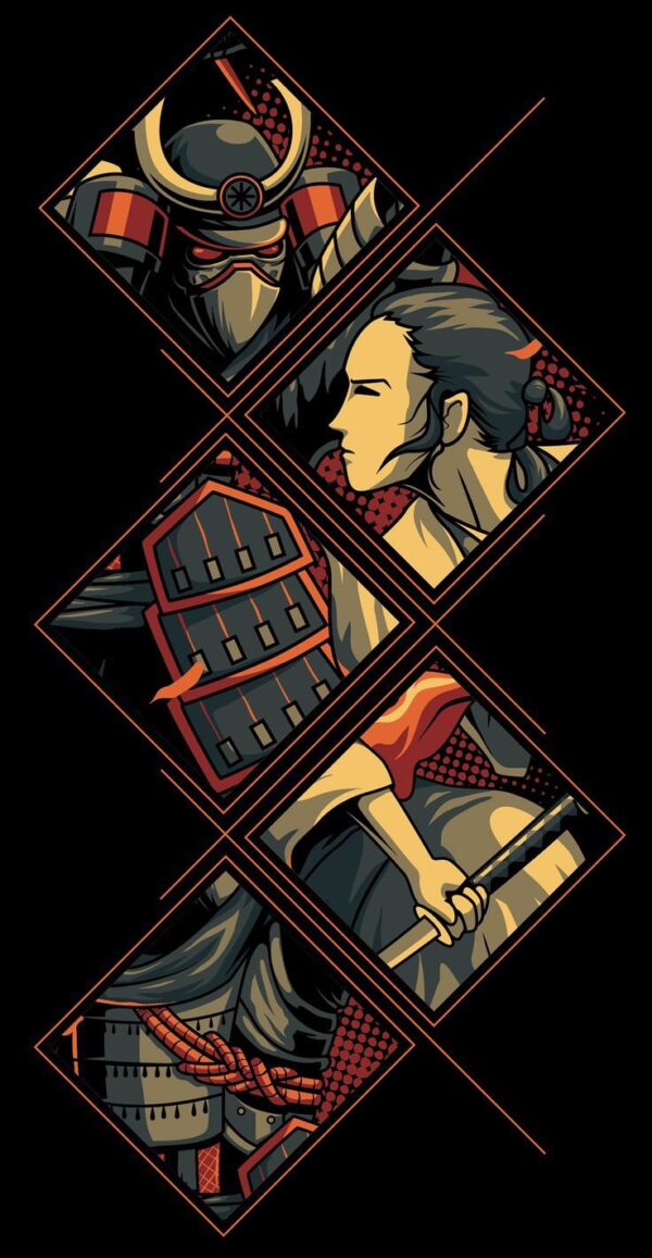 Way of the Blade – Samurai Panel Art Tee