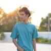Teal Oversized Street Tee