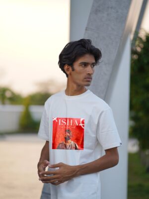 ISHA Artistic Portrait Tee – Red